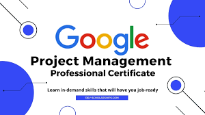 Google Project Management Certification Scholarships